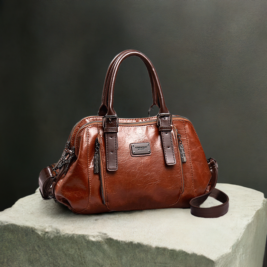 EleganceCraft™ Genuine Leather Crossbody hand Bag – Classic Style for Everyday Use