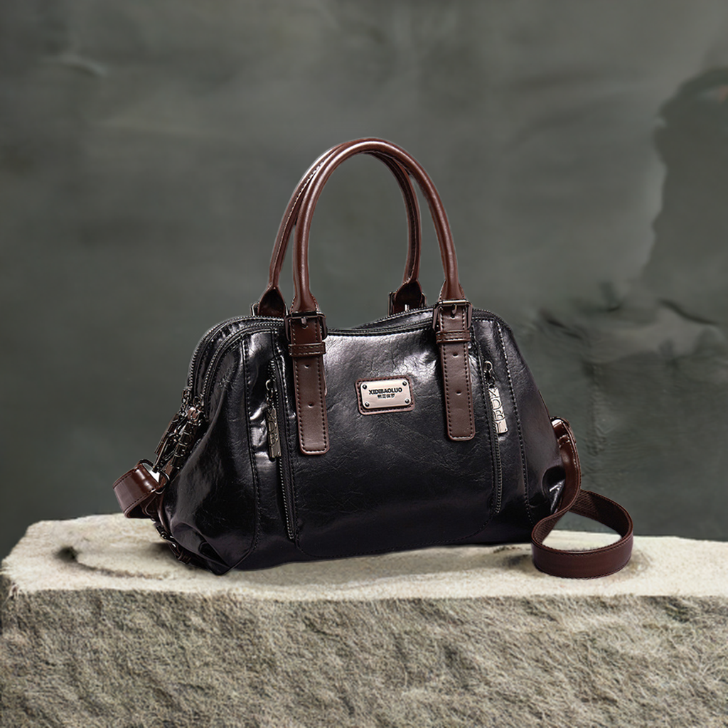EleganceCraft™ Genuine Leather Crossbody hand Bag – Classic Style for Everyday Use