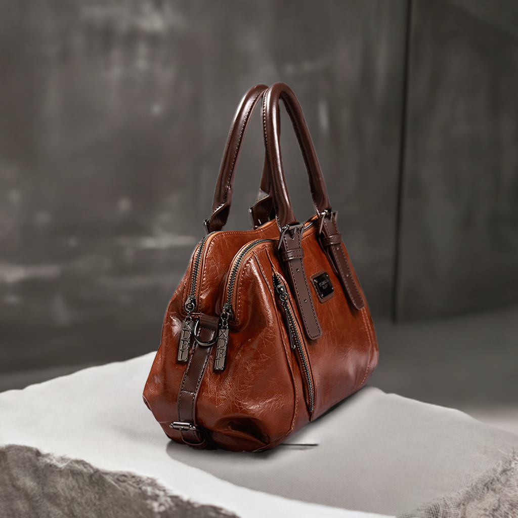 EleganceCraft™ Genuine Leather Crossbody hand Bag – Classic Style for Everyday Use