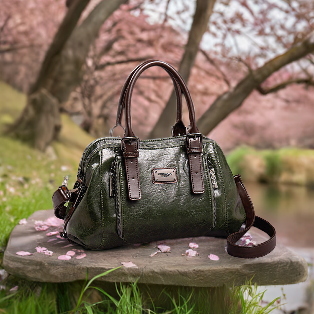 EleganceCraft™ Genuine Leather Crossbody hand Bag – Classic Style for Everyday Use